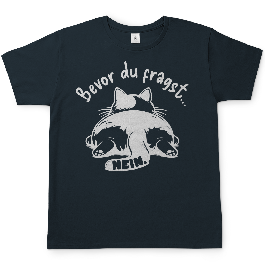 Herren T-Shirt Dicke Katze - Alles OK!