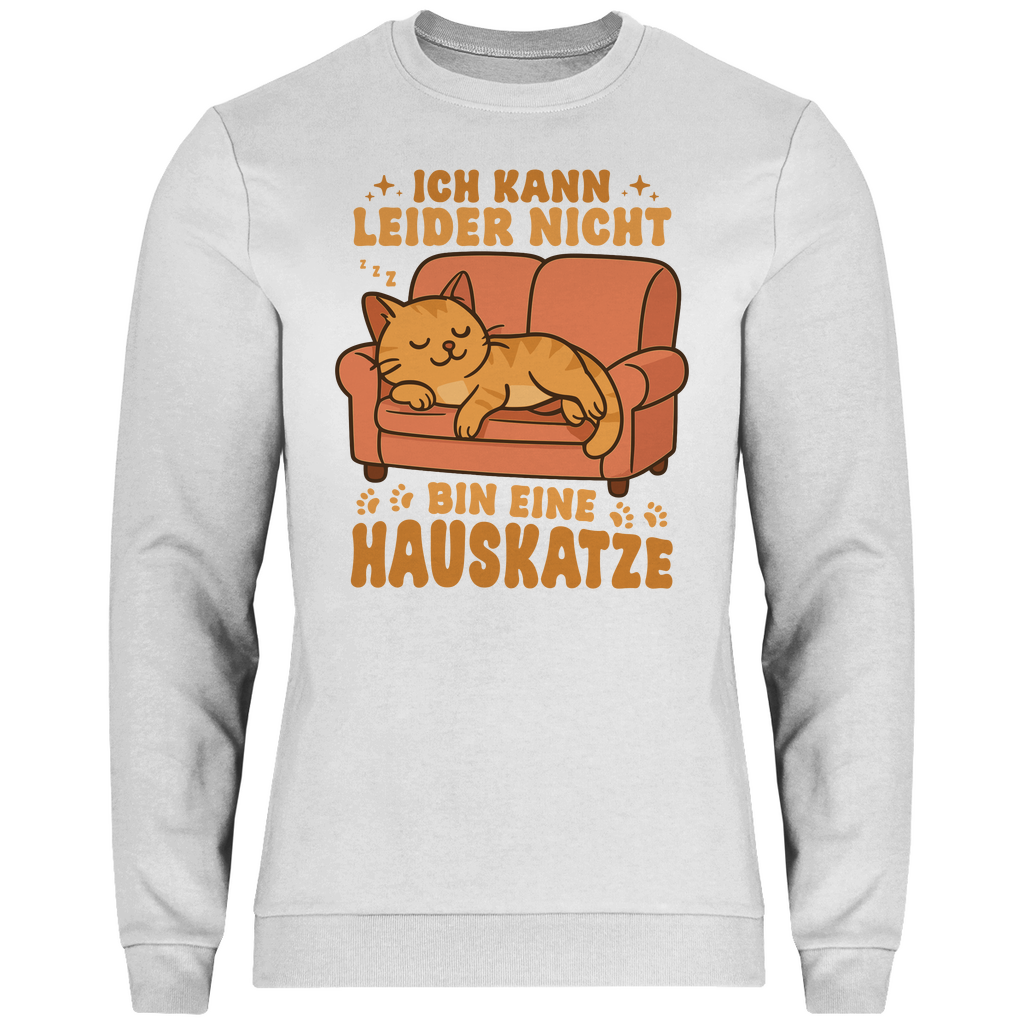 Herren Sweatshirt Dicke Katze - Alles OK!