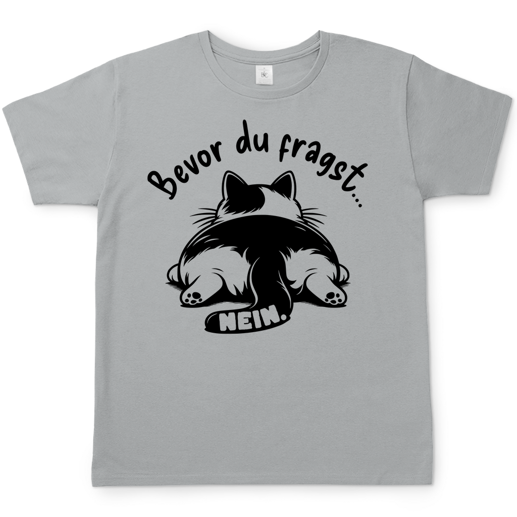 Herren T-Shirt Dicke Katze - Alles OK!