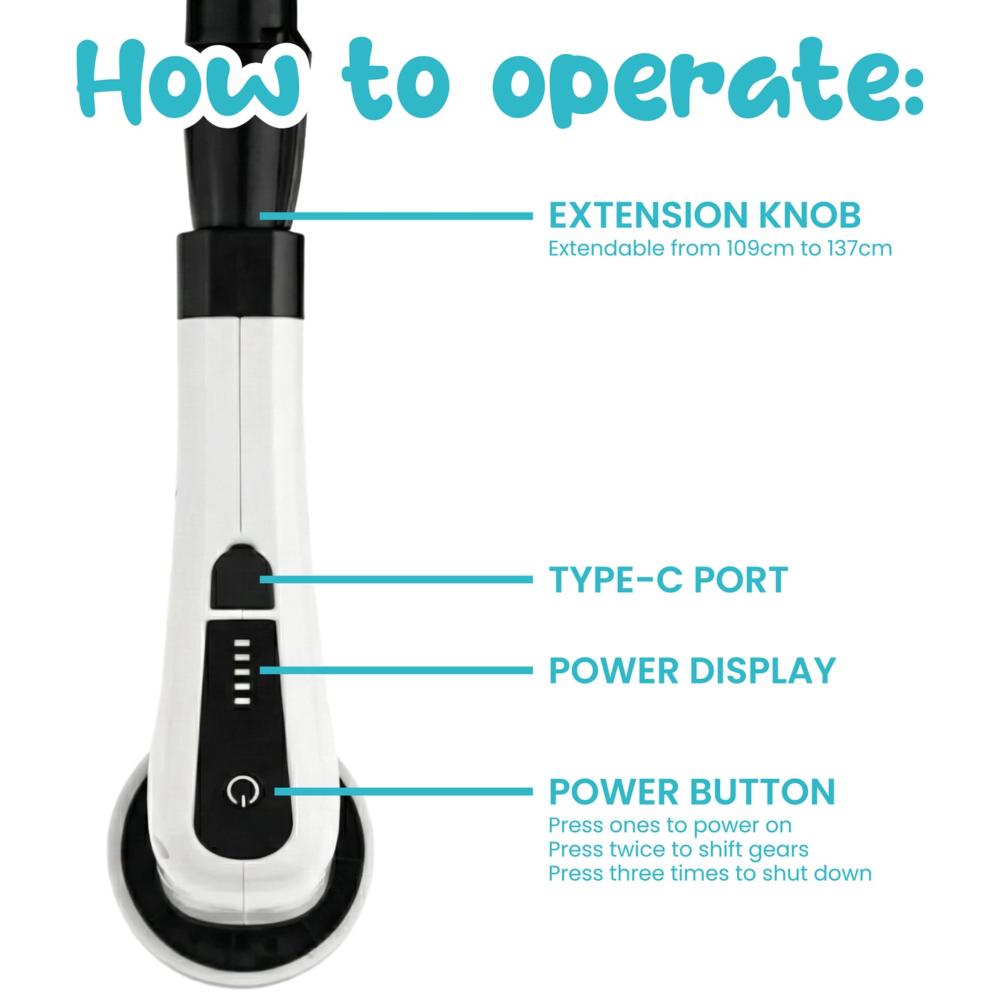 PowerScrub™ – Electric Spin Scrubber