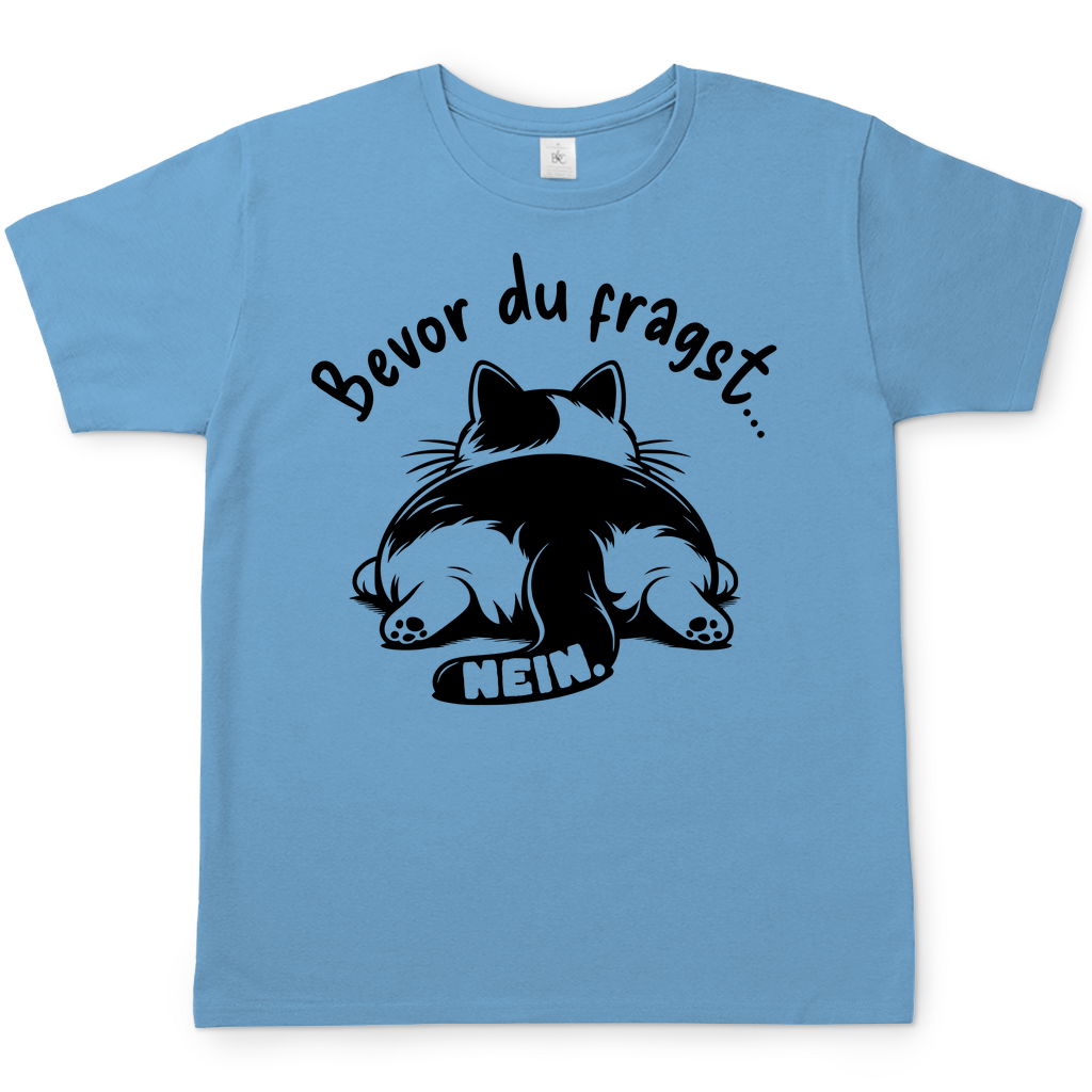 Herren T-Shirt Dicke Katze - Alles OK!
