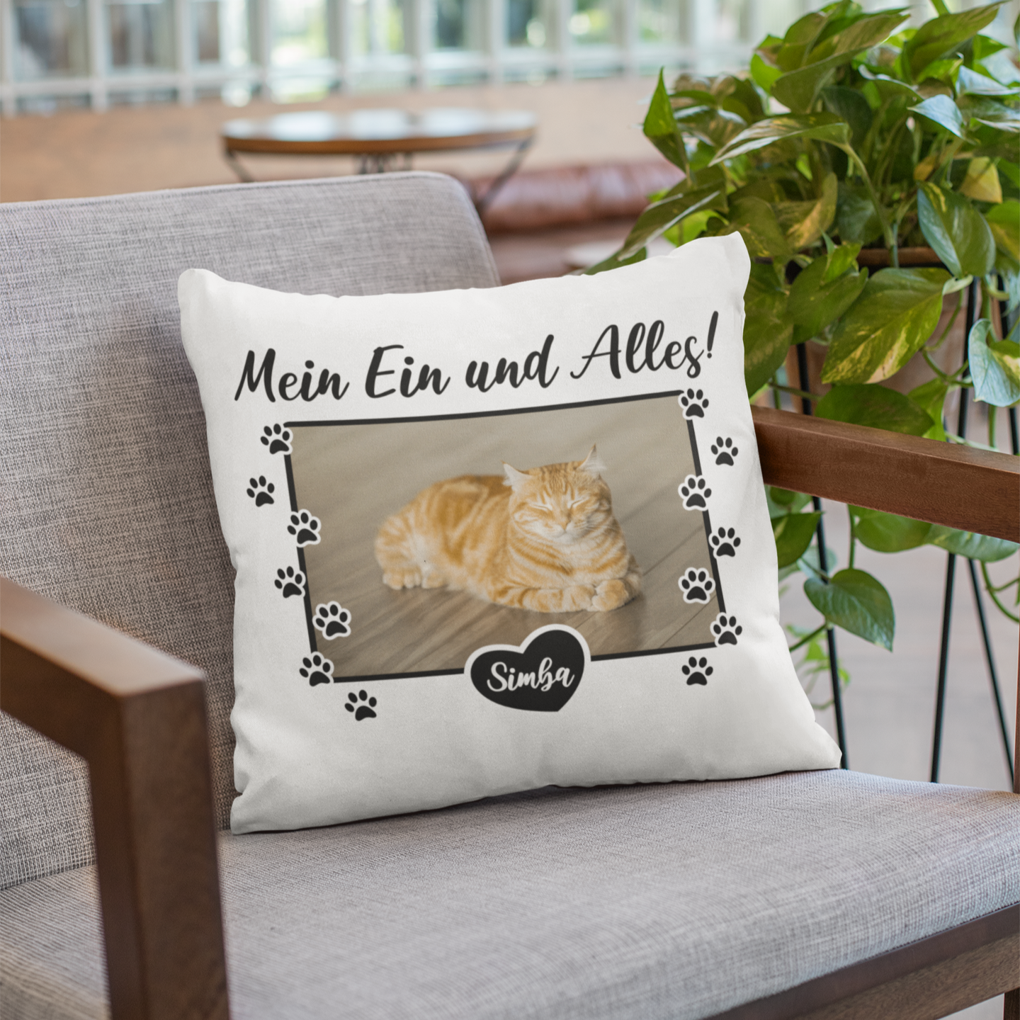 Kopfkissen flauschig Personalisiert - Mein Ein und Alles!