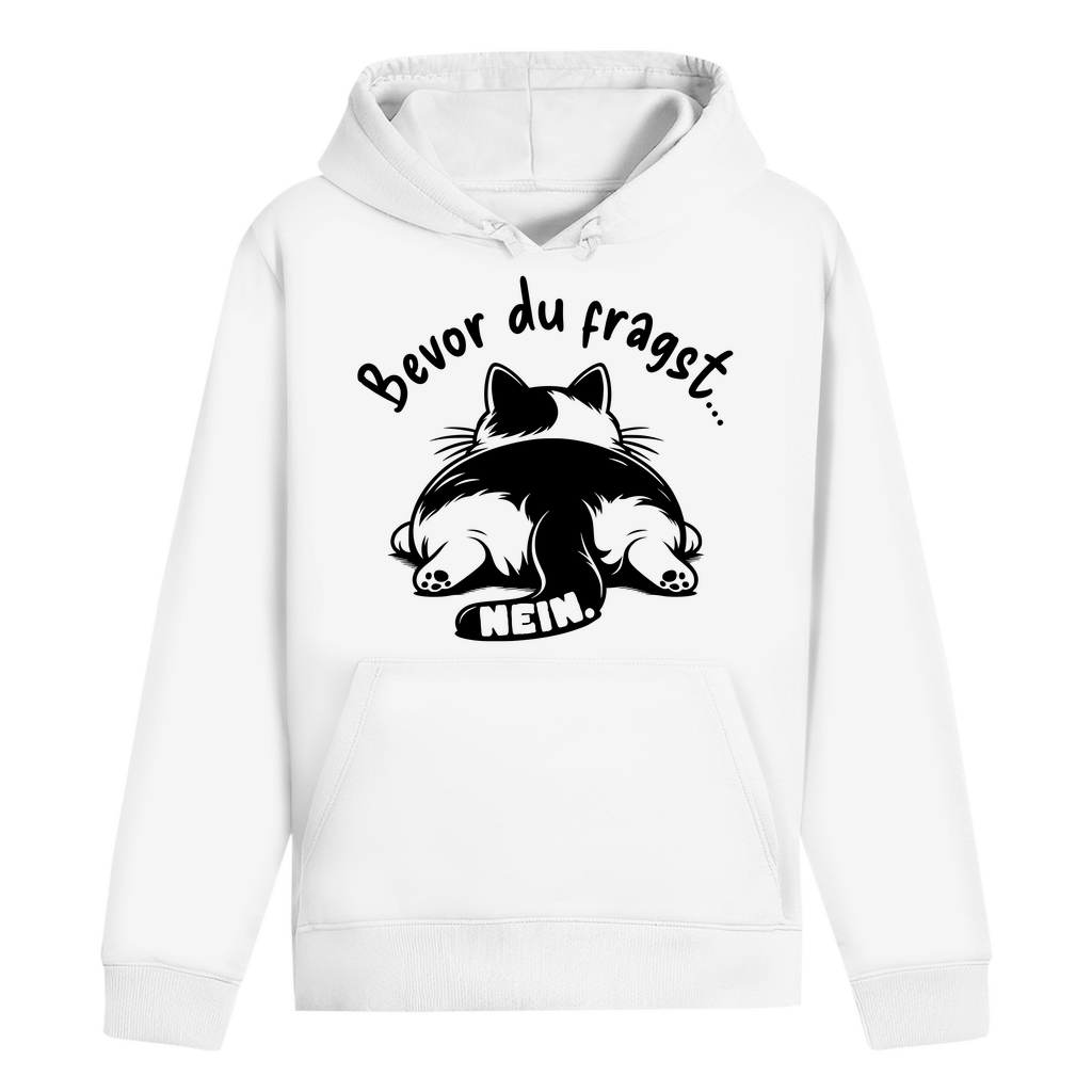 ST/ST Drummer Hoodie - Genervte Katze – Bevor du fragst... Nein!