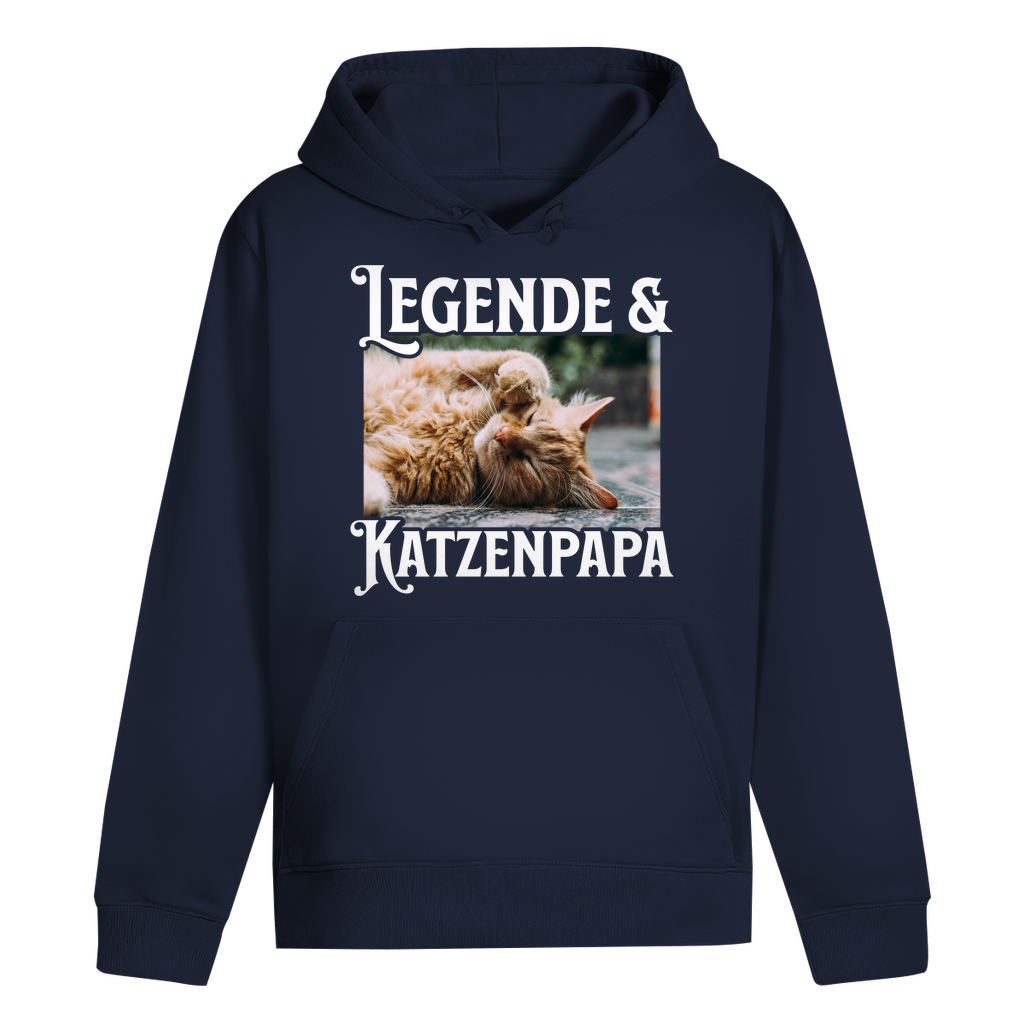 ST/ST Drummer Hoodie Personalisiert - Legende & Katzenpapa