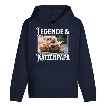 ST/ST Drummer Hoodie Personalisiert - Legende & Katzenpapa