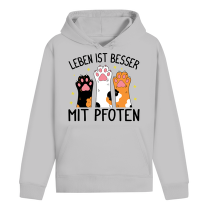ST/ST Drummer Hoodie Leben ist besser mit Pfoten