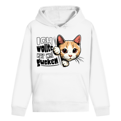 ST/ST Drummer Hoodie Ich wollte nur mal gucken - Hinterhältig Katze