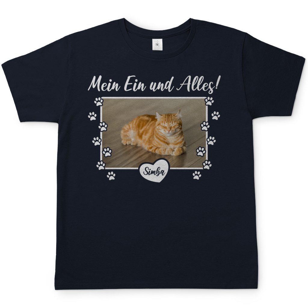 Herren T-Shirt Personalisiert - Mein Ein und Alles!