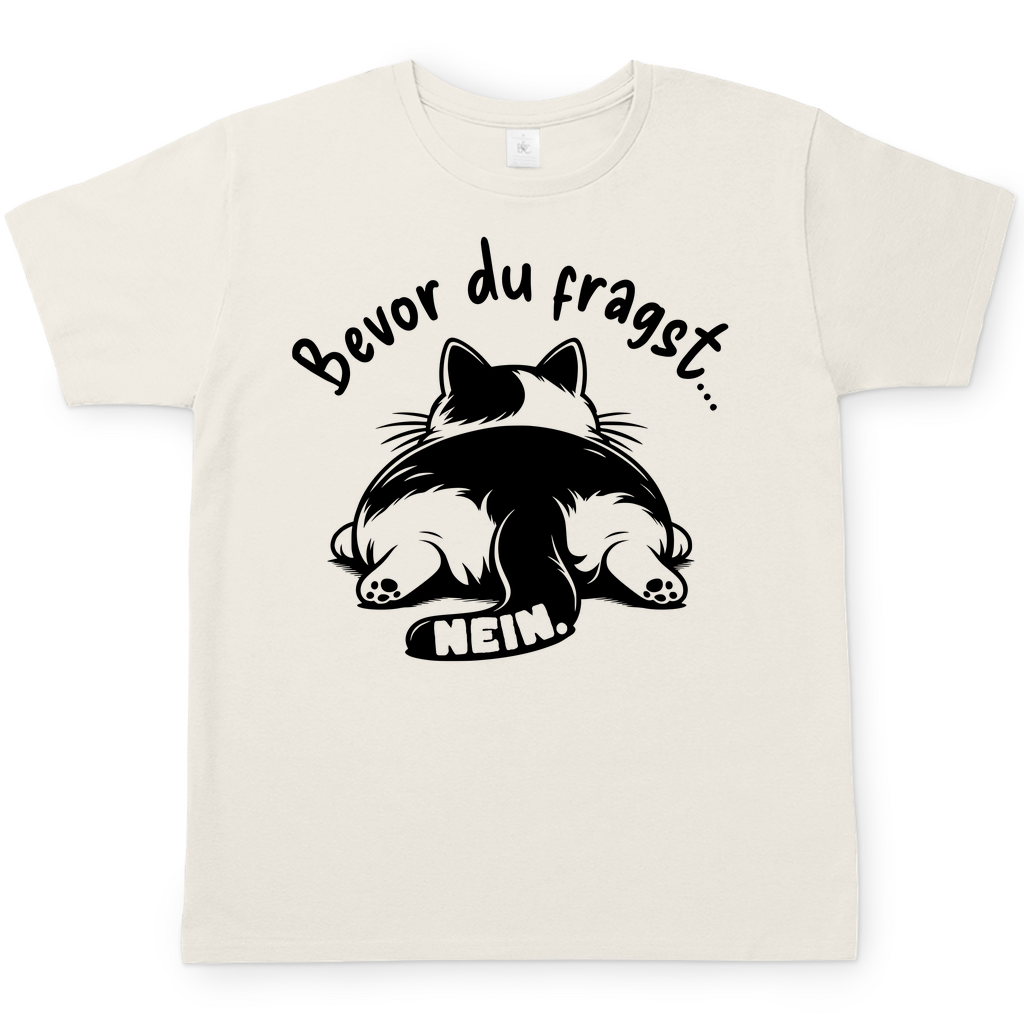 Herren T-Shirt Dicke Katze - Alles OK!