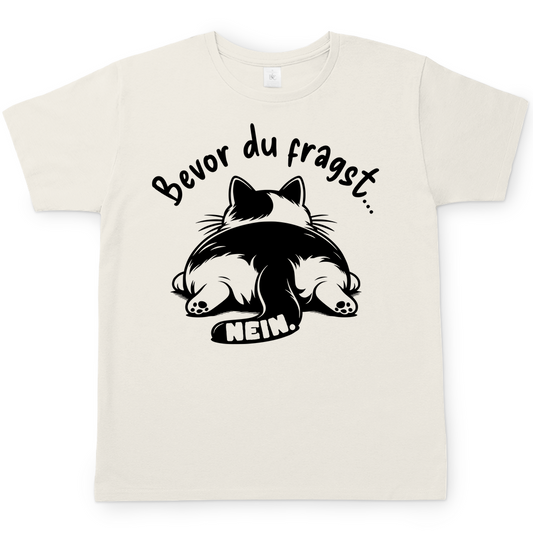 Herren T-Shirt Dicke Katze - Alles OK!