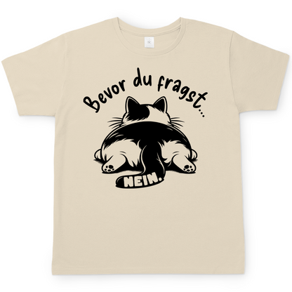 Herren T-Shirt Dicke Katze - Alles OK!