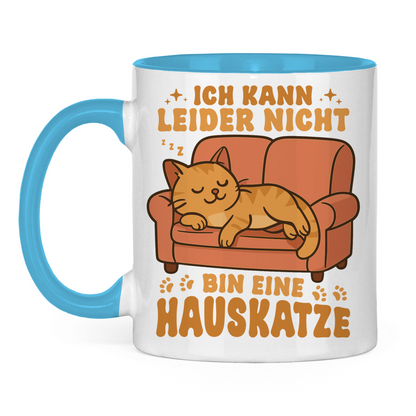 Tasse zweifarbig Dicke Katze - Alles OK!