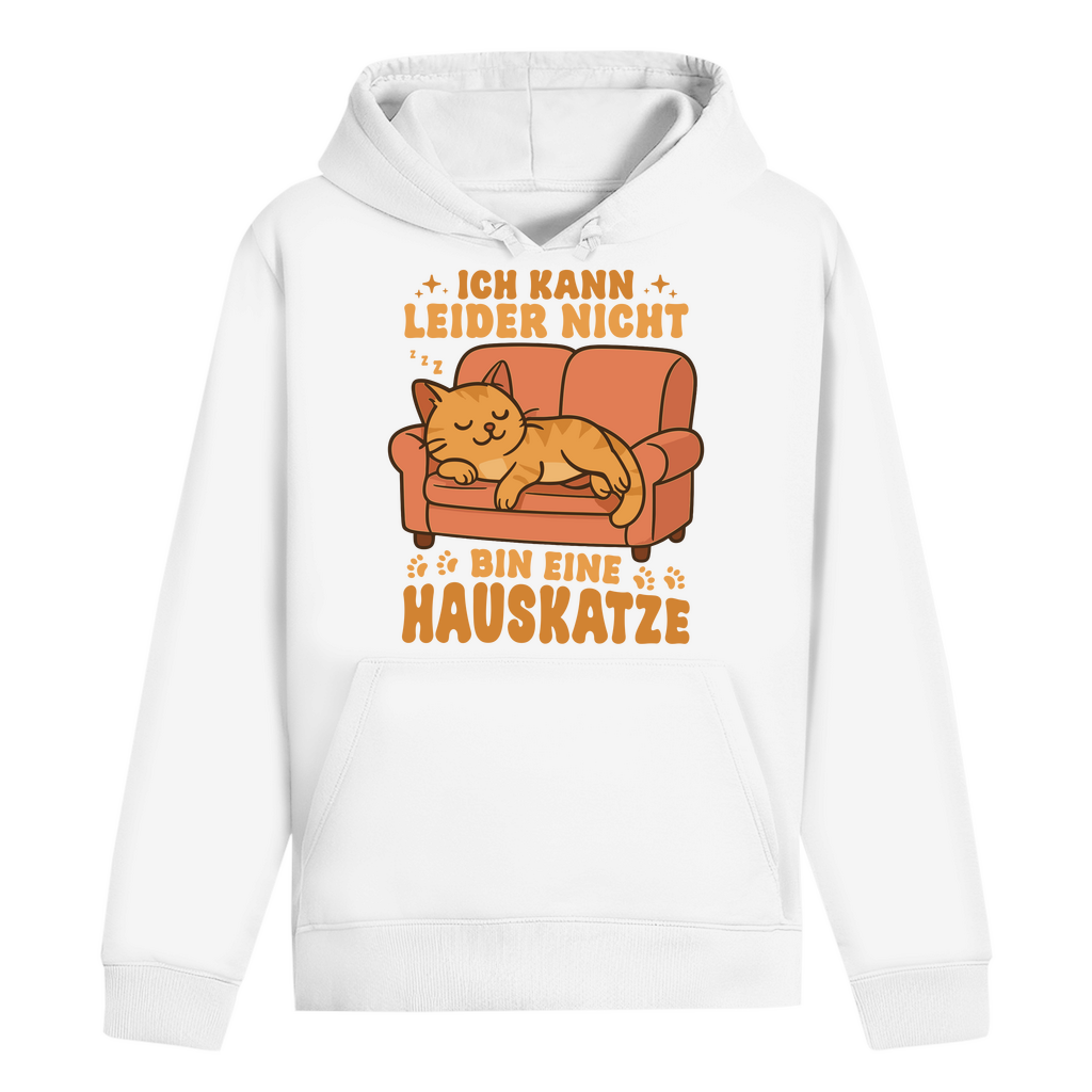 ST/ST Drummer Hoodie - Hauskatze Sofa – „Ich kann leider nicht, bin eine Hauskatze“