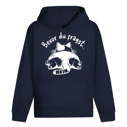 ST/ST Drummer Hoodie - Genervte Katze – Bevor du fragst... Nein!
