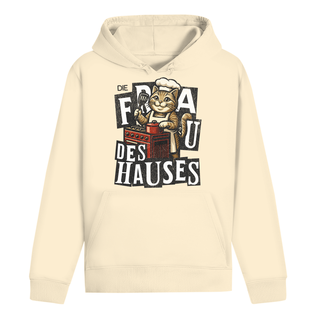 ST/ST Drummer Hoodie Die Frau des Hauses - Katze am Kochen