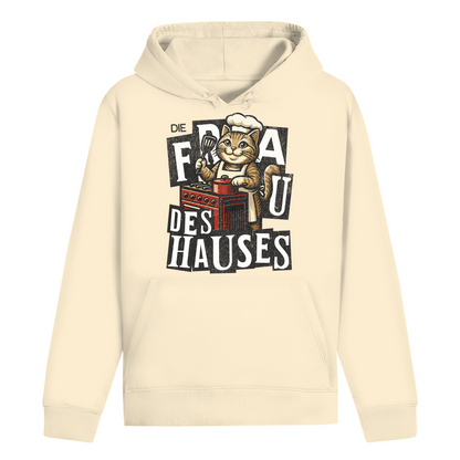 ST/ST Drummer Hoodie Die Frau des Hauses - Katze am Kochen
