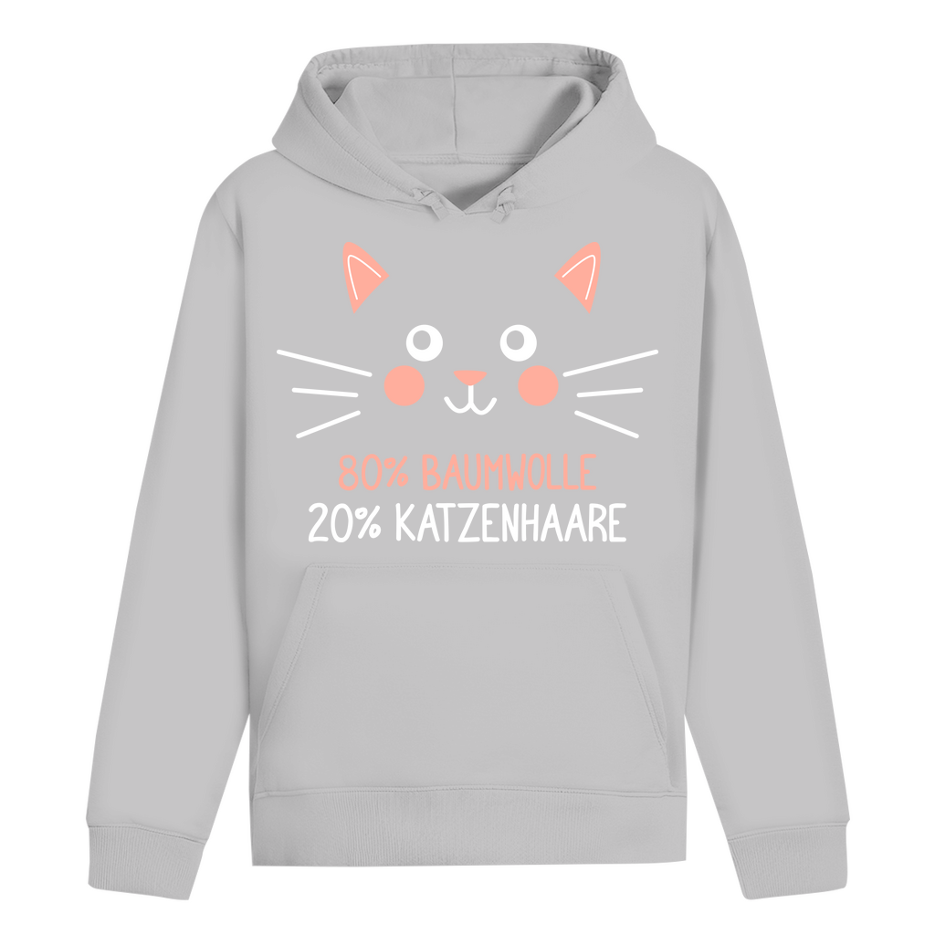 ST/ST Drummer Hoodie - 80% Baumwolle 20% Katzenhaare – Witziges Katzen-Spruchmotiv