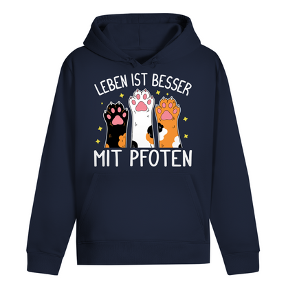 ST/ST Drummer Hoodie Leben ist besser mit Pfoten