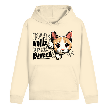 ST/ST Drummer Hoodie Ich wollte nur mal gucken - Hinterhältig Katze