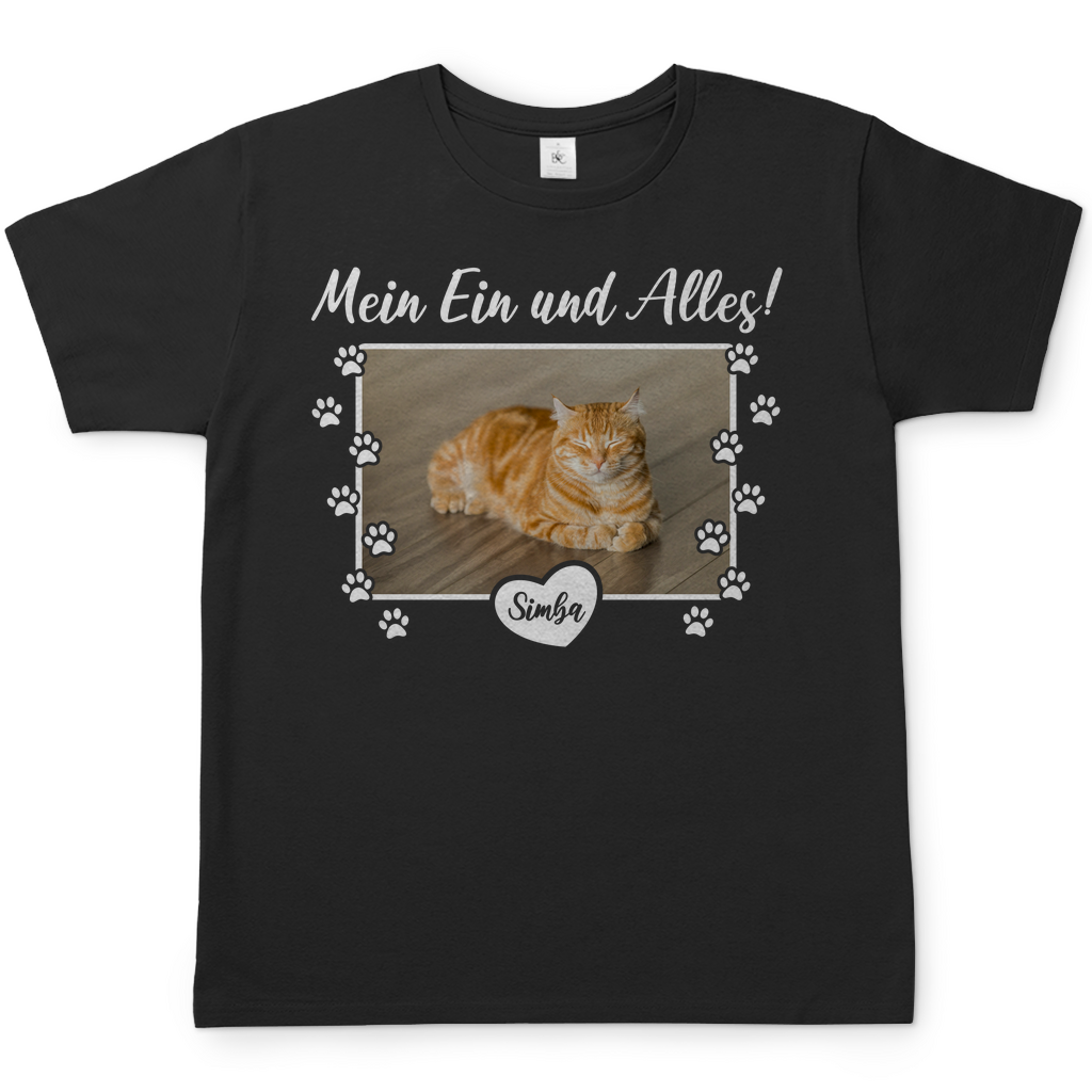 Herren T-Shirt Personalisiert - Mein Ein und Alles!