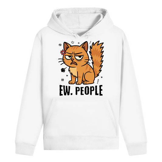 ST/ST Drummer Hoodie - Ew. People Cat – Lustiges Statement Katzenmotiv