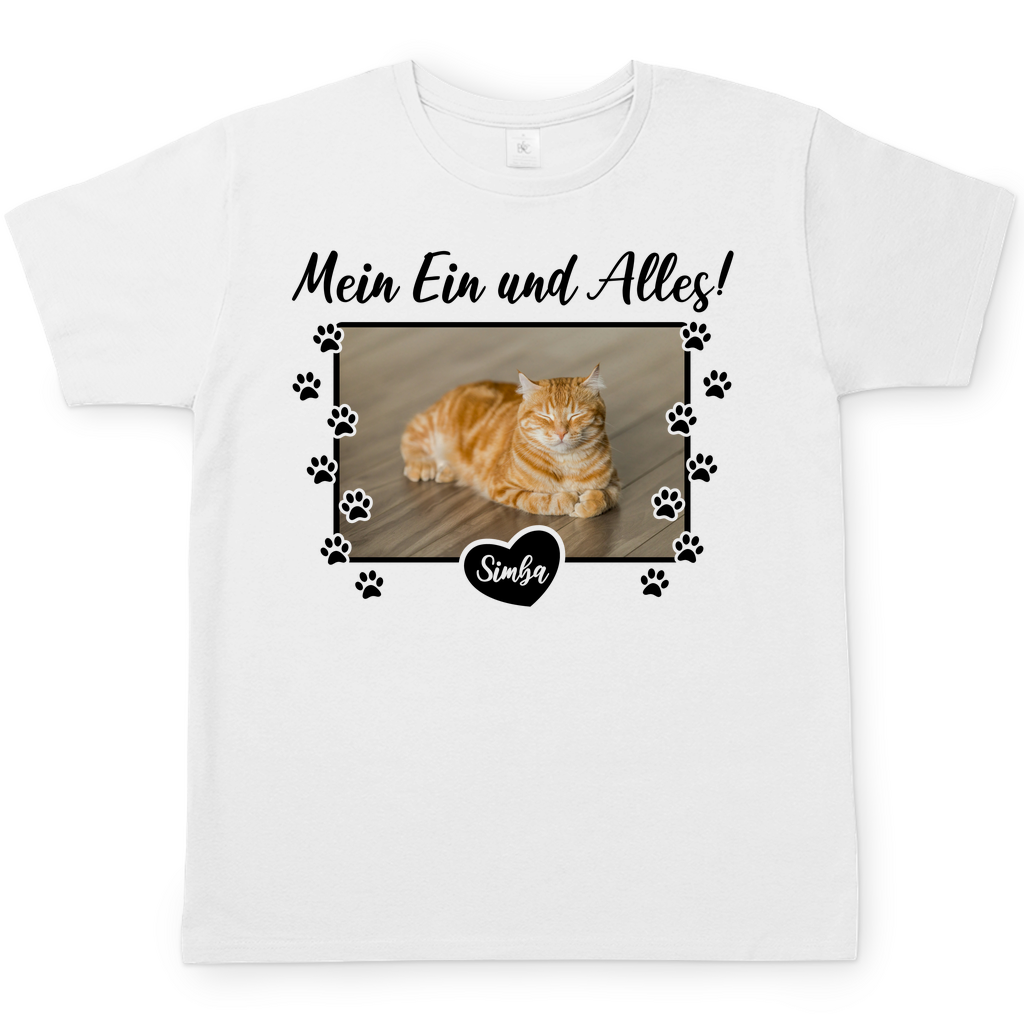 Herren T-Shirt Personalisiert - Mein Ein und Alles!