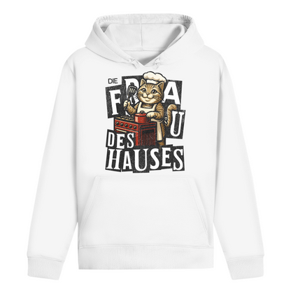 ST/ST Drummer Hoodie Die Frau des Hauses - Katze am Kochen