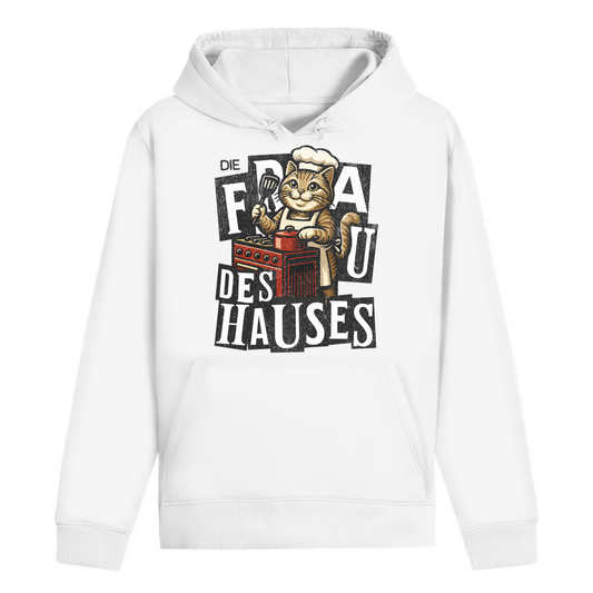 ST/ST Drummer Hoodie Die Frau des Hauses - Katze am Kochen