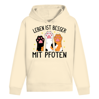 ST/ST Drummer Hoodie Leben ist besser mit Pfoten