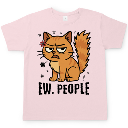 Herren T-Shirt - Ew. People Cat – Lustiges Statement Katzenmotiv