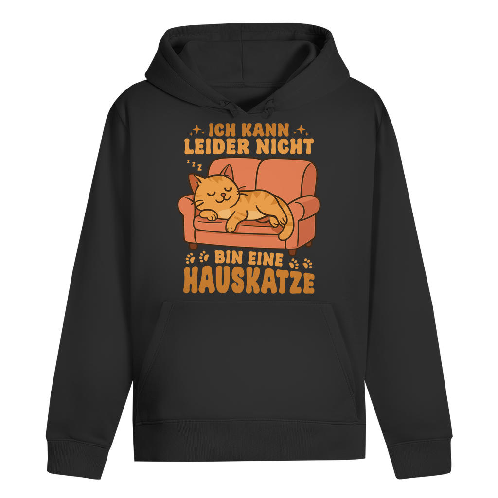 ST/ST Drummer Hoodie - Hauskatze Sofa – „Ich kann leider nicht, bin eine Hauskatze“