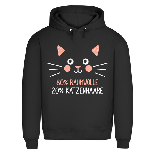 Herren Premium Bio Hoodie Dicke Katze - Alles OK!
