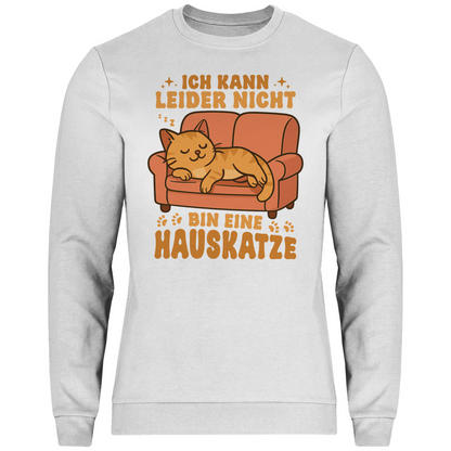 Herren Sweatshirt Dicke Katze - Alles OK!