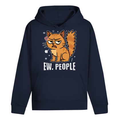 ST/ST Drummer Hoodie - Ew. People Cat – Lustiges Statement Katzenmotiv