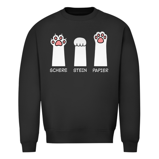 Herren Sweatshirt Dicke Katze - Alles OK!