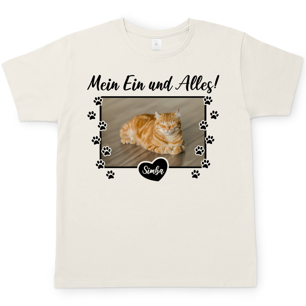 Herren T-Shirt Personalisiert - Mein Ein und Alles!