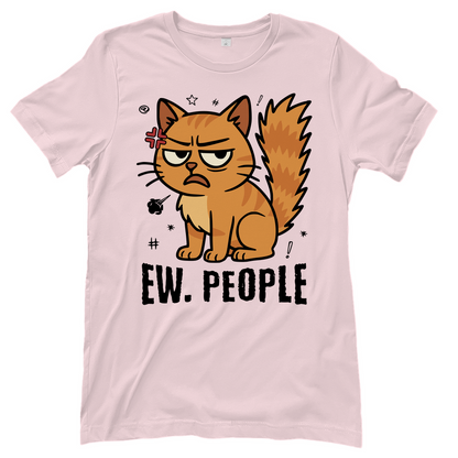 Damen T-Shirt - Ew. People Cat – Lustiges Statement Katzenmotiv
