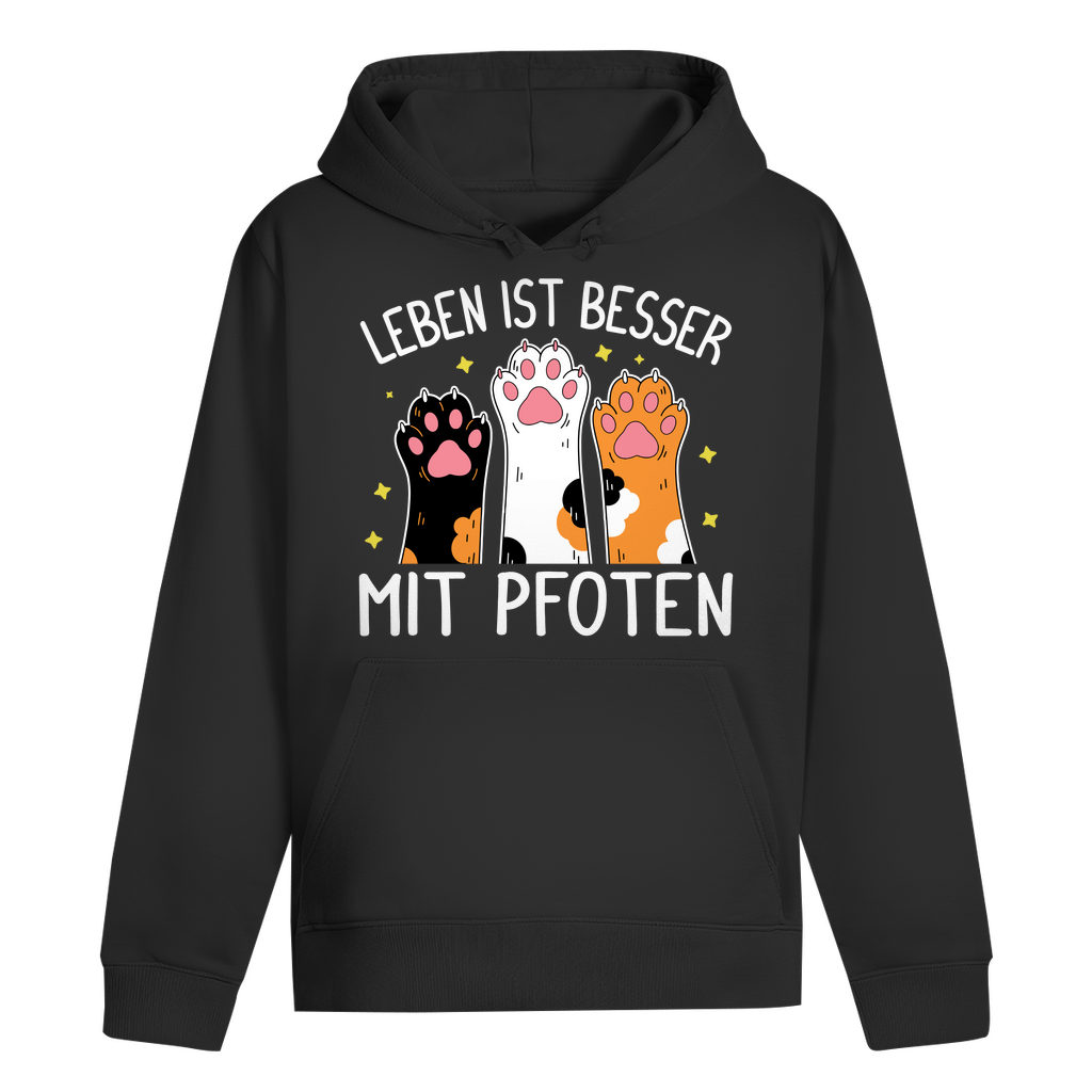 ST/ST Drummer Hoodie Leben ist besser mit Pfoten