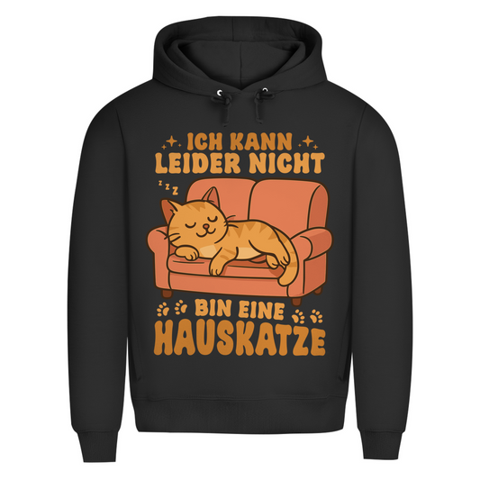 Herren Premium Bio Hoodie Dicke Katze - Alles OK!