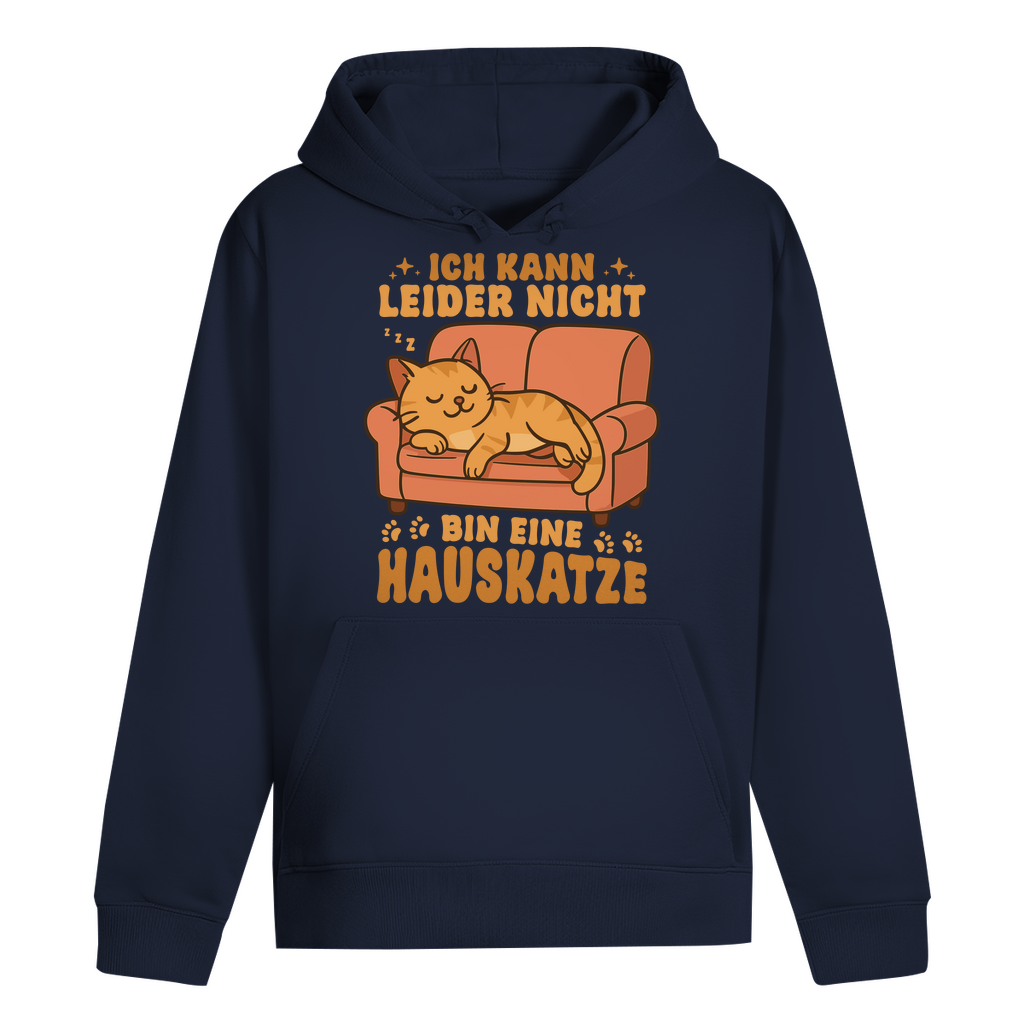 ST/ST Drummer Hoodie - Hauskatze Sofa – „Ich kann leider nicht, bin eine Hauskatze“