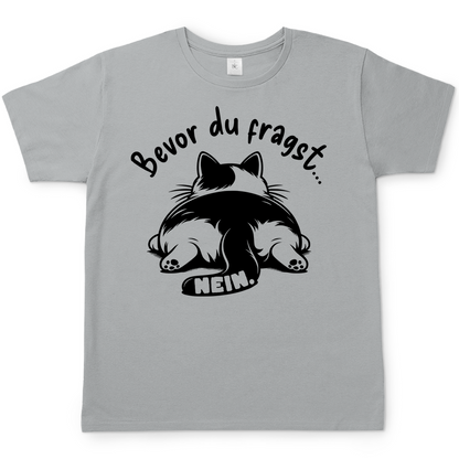 Herren T-Shirt Dicke Katze - Alles OK!