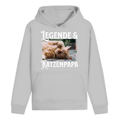 ST/ST Drummer Hoodie Personalisiert - Legende & Katzenpapa