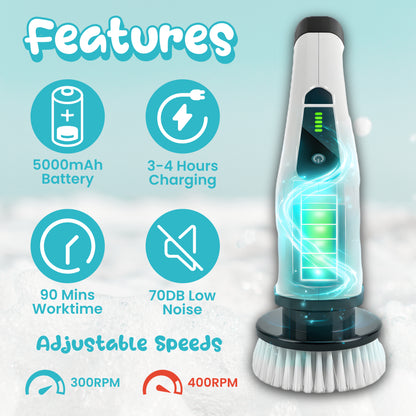 PowerScrub™ – Electric Spin Scrubber