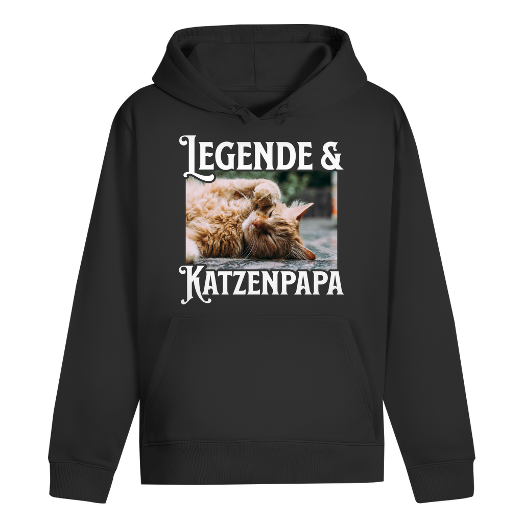 ST/ST Drummer Hoodie Personalisiert - Legende & Katzenpapa