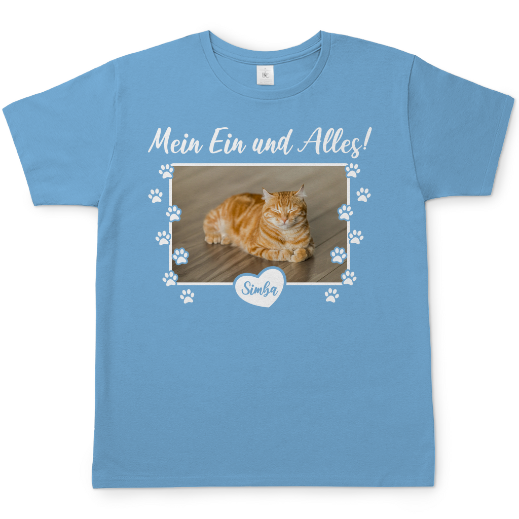 Herren T-Shirt Personalisiert - Mein Ein und Alles!