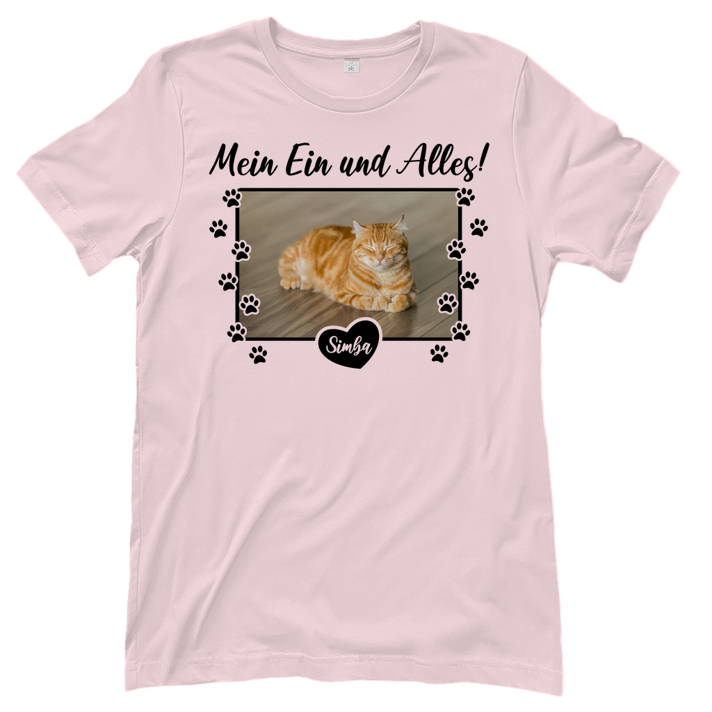 Damen T-Shirt Personalisiert - Mein Ein und Alles!