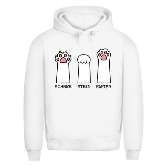 Herren Premium Bio Hoodie Dicke Katze - Alles OK!