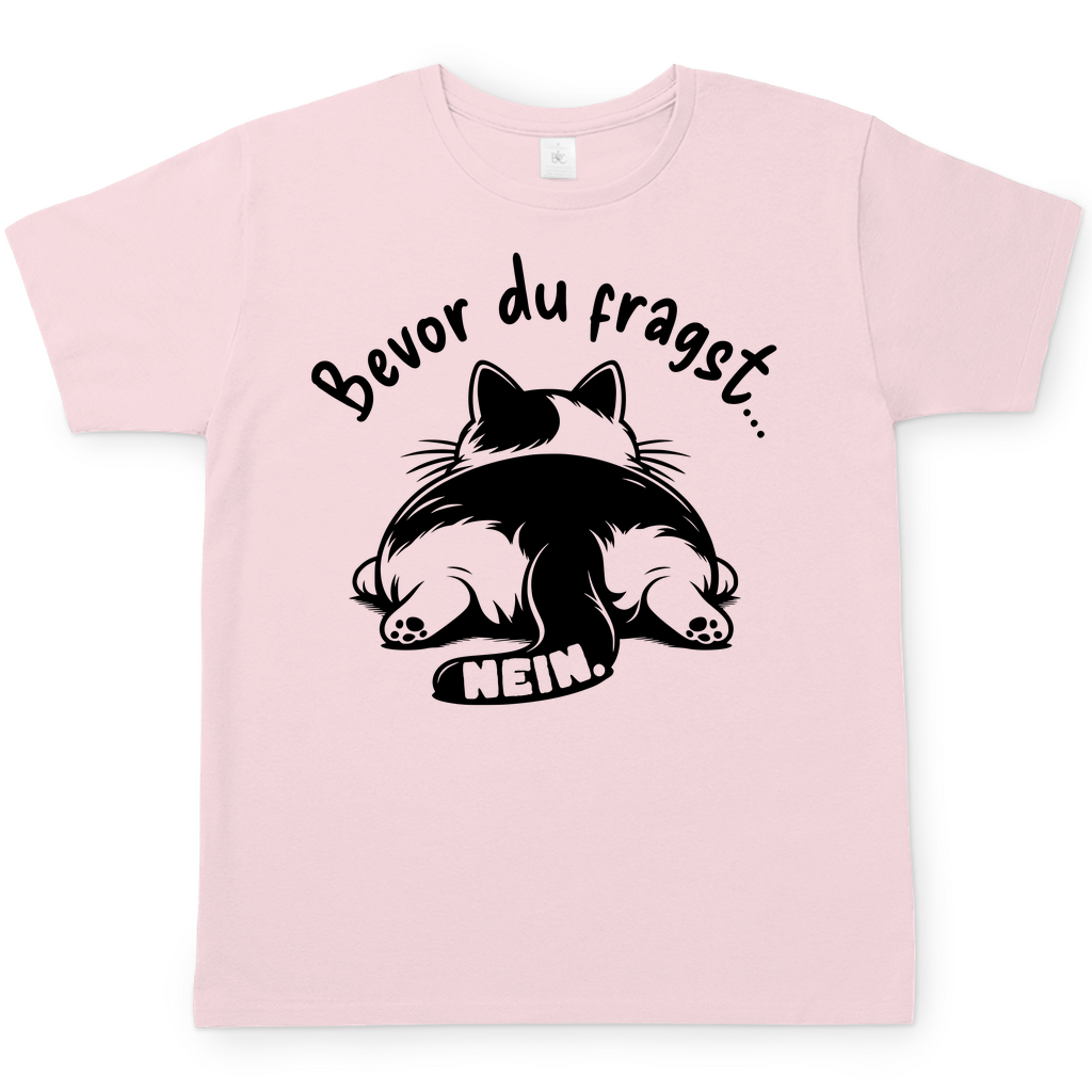 Herren T-Shirt Dicke Katze - Alles OK!