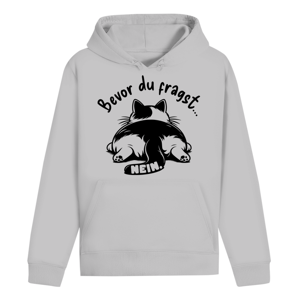 ST/ST Drummer Hoodie - Genervte Katze – Bevor du fragst... Nein!