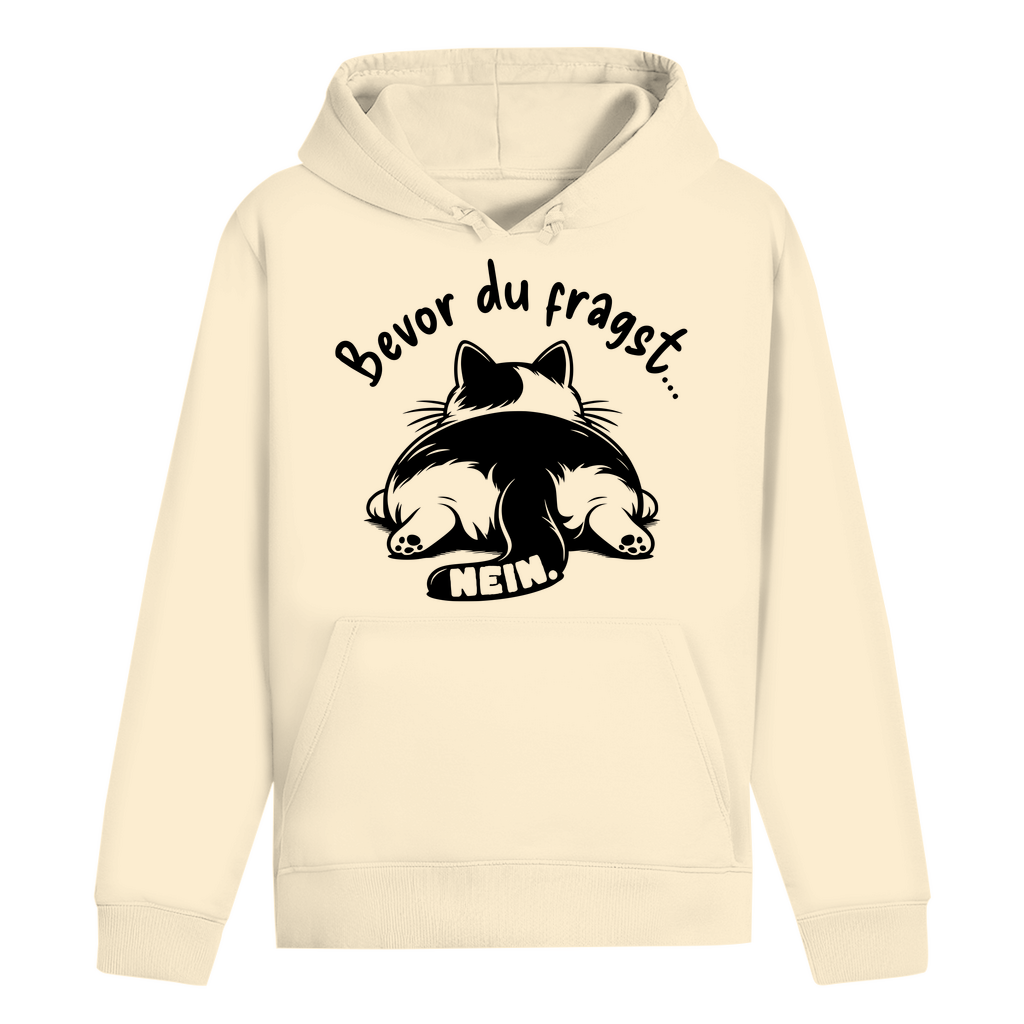 ST/ST Drummer Hoodie - Genervte Katze – Bevor du fragst... Nein!